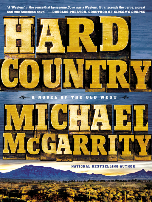 Title details for Hard Country by Michael McGarrity - Wait list